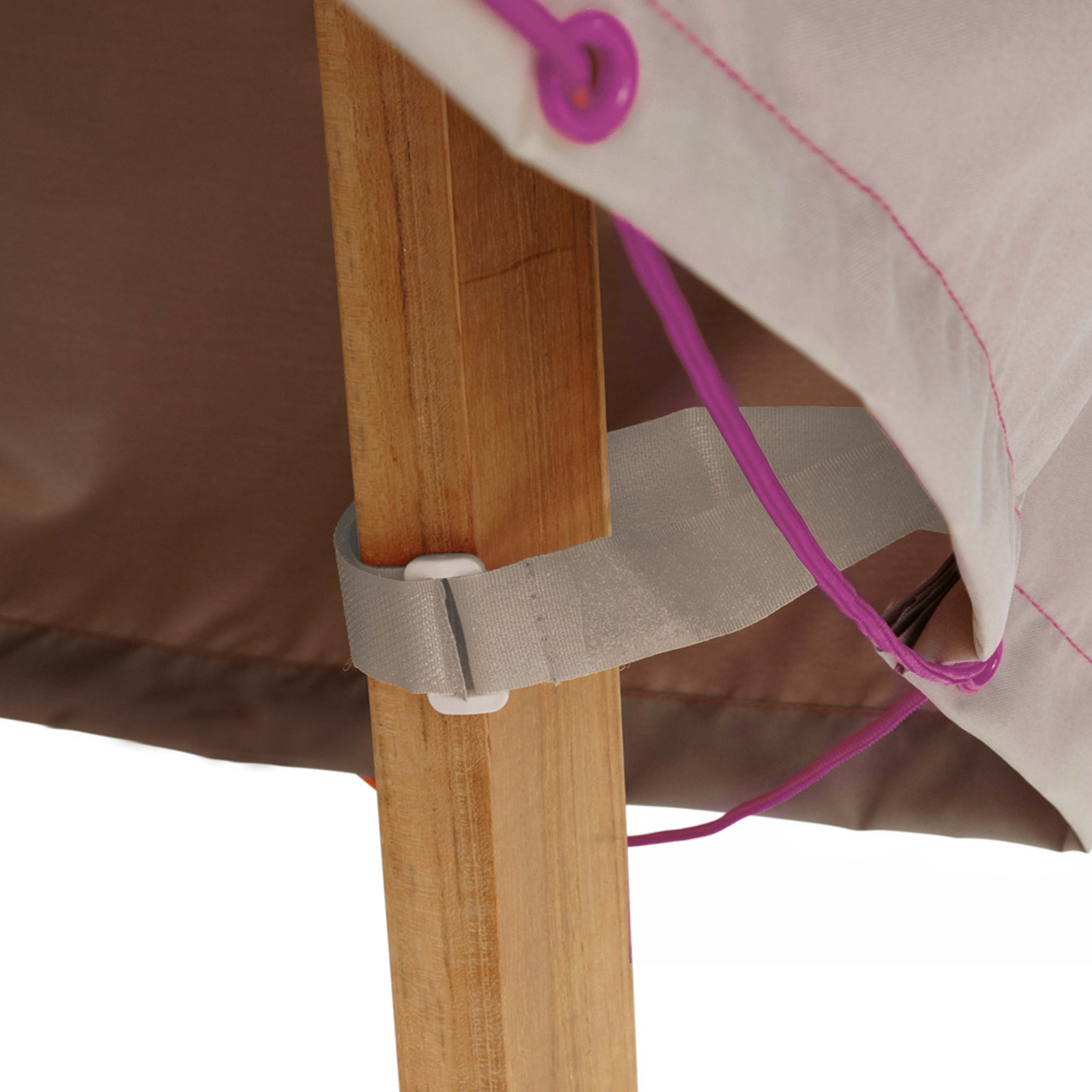 Housse parasol droit 210 cm taupe