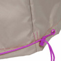 Housse parasol droit 210 cm taupe
