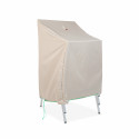 Housse pour chaises empilables 66 x 66 x 120 cm taupe