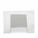 Mur porte zippable pour tente pliante PRO 40MM  4,5m blanc
