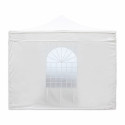Mur fenêtre pour tente pliante PRO 40MM 4,5m blanc