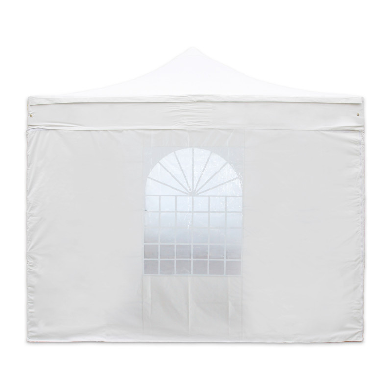 Mur fenêtre pour tente pliante PRO 40MM 4,5m blanc
