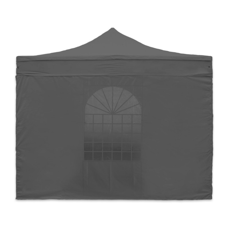 Mur fenêtre pour tente pliante PRO 40MM 4,5m gris