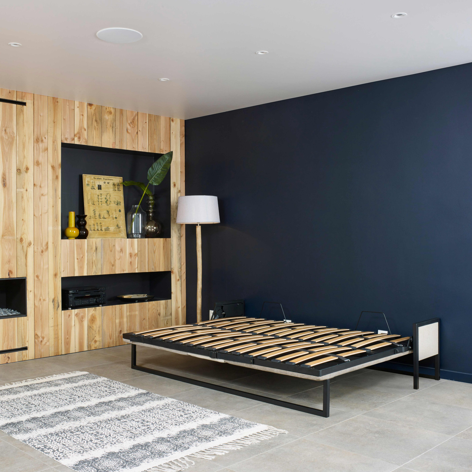 Lit escamotable horizontal fixation facile | Oviala