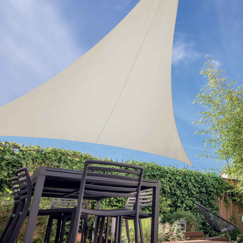 Voile d'ombrage triangulaire extensible 3,6 m