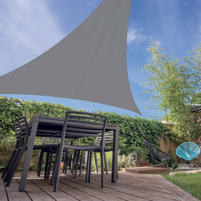 Voile d'ombrage triangulaire extensible 3,6 m
