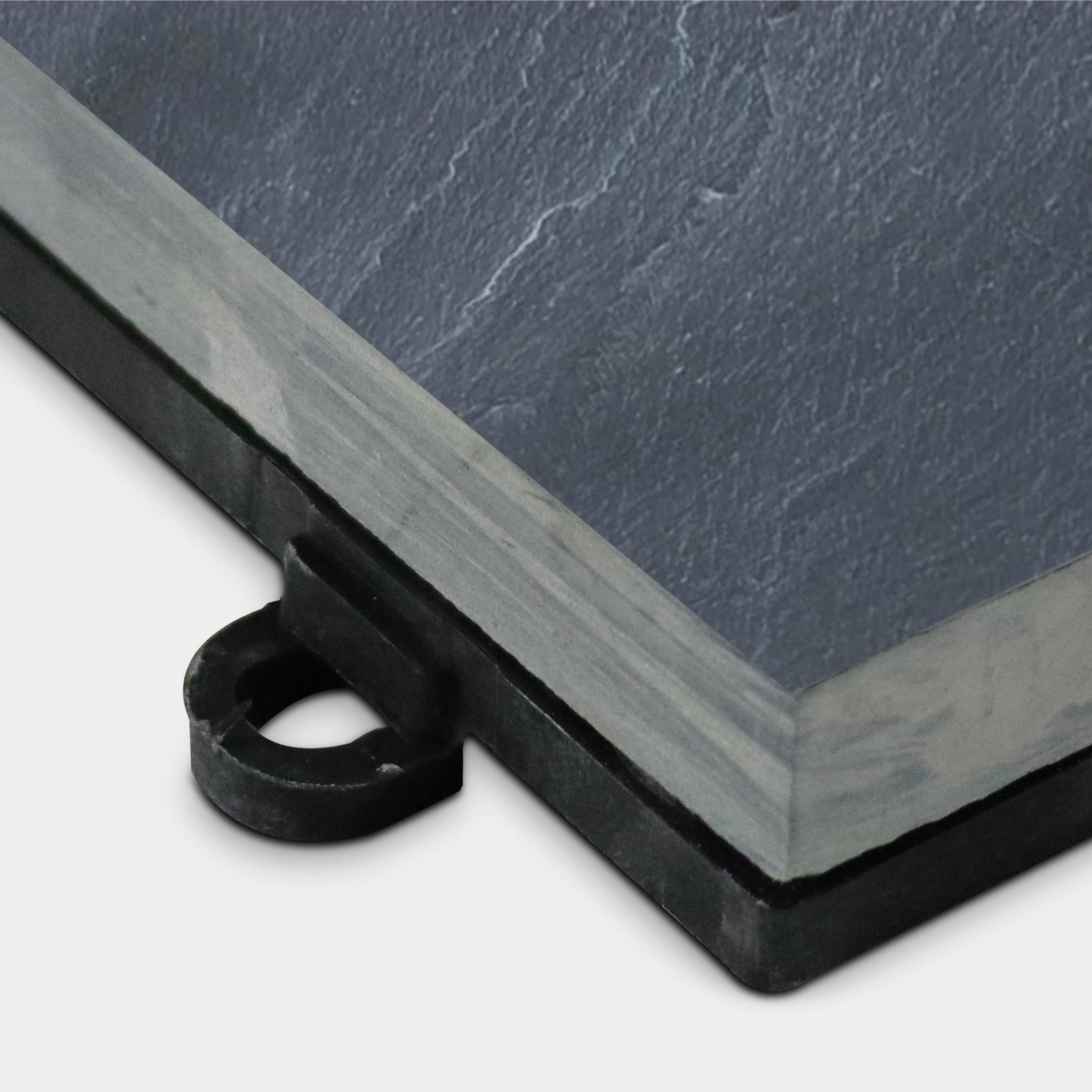 Lot dalles de terrasse clipsables en pierre naturelle