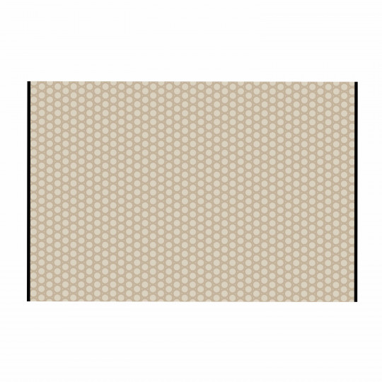 Tapis d'extérieur rectangulaire à motifs double-face en polypropylène