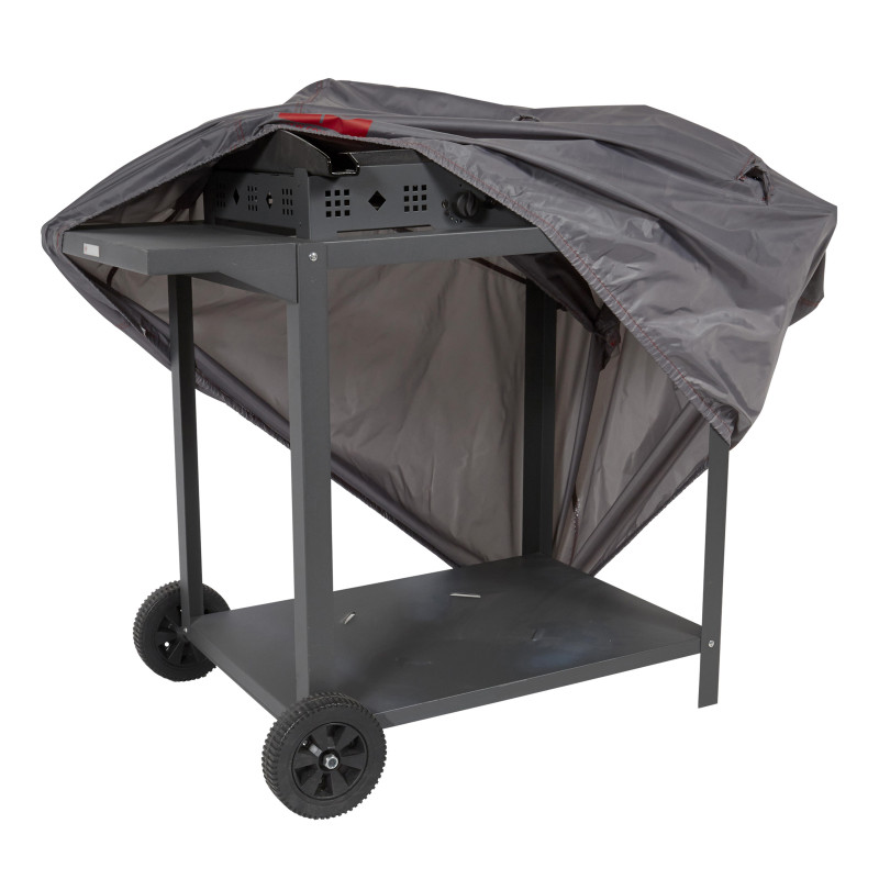 Housse barbecue rectangulaire 150 x 60 x 90 cm grise