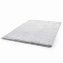 Tapis rectangulaire fausse fourrure à poils longs