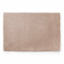 Tapis rectangulaire fausse fourrure à poils longs