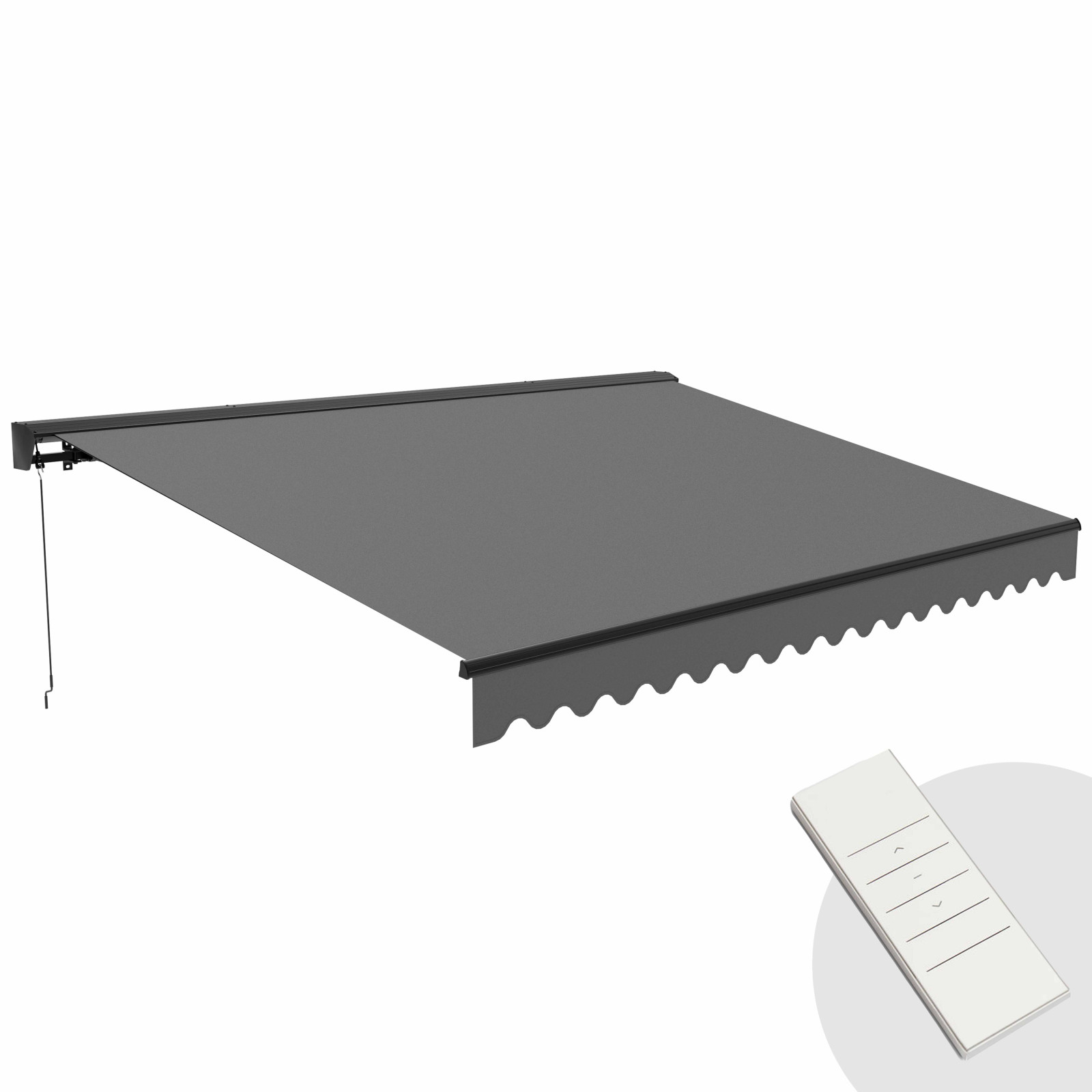 Store banne motorisé avec coffre semi-intégral 3 x 4 m