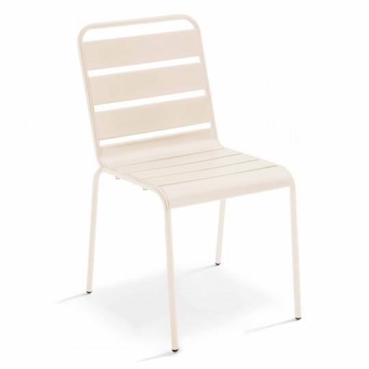Chaise en métal style industriel