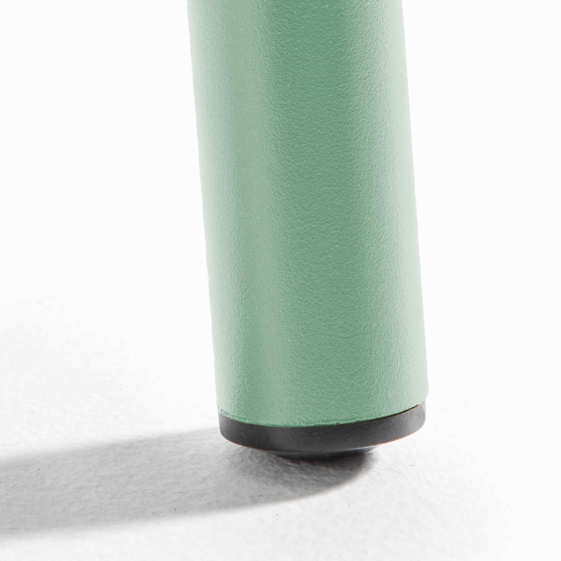 Table de jardin carrée (120 x 72 cm) en métal (4/6)