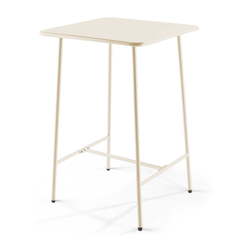 Table haute de bar carrée (70 x 70 x 105 cm)