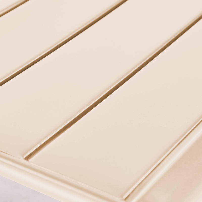 Fauteuil bas et repose-pieds en métal (5/6)