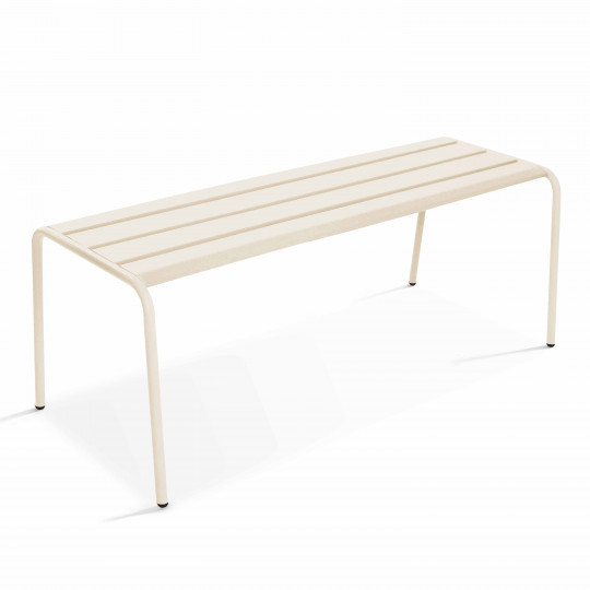 Banc de jardin en métal résistant aux intempéries et aux U.V | Oviala