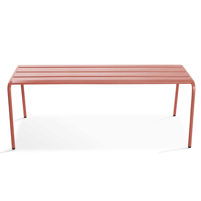 Banc de jardin en acier thermolaqué