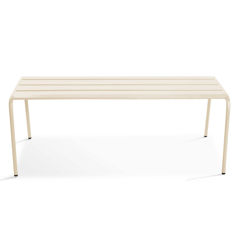 Banc de jardin en acier thermolaqué