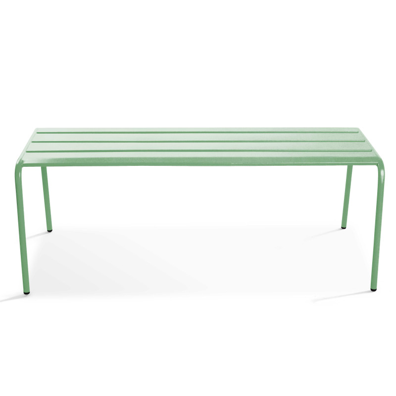 Banc de jardin en acier thermolaqué