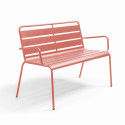 Banc de jardin en métal