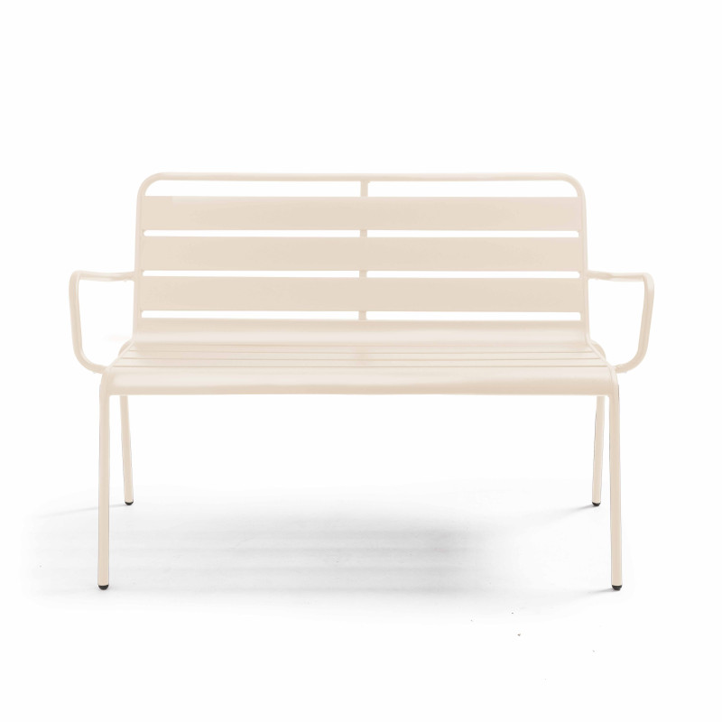 Banc de jardin en métal