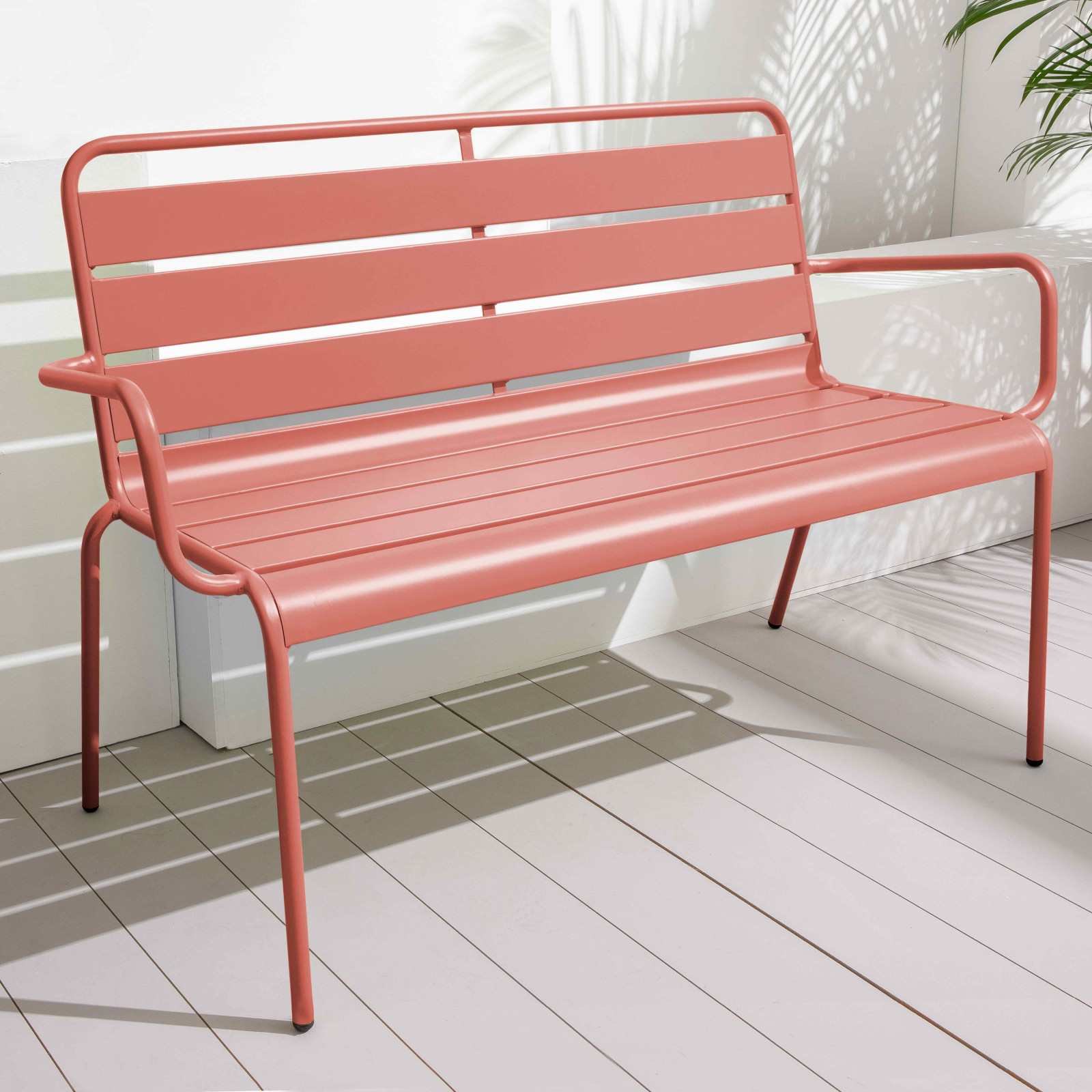 Banc de jardin en métal