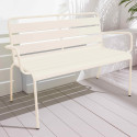 Banc de jardin en métal