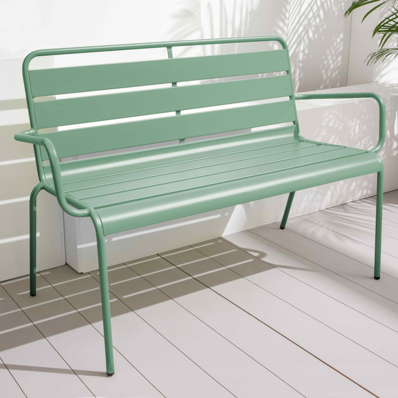 Banc de jardin en métal (2/3)