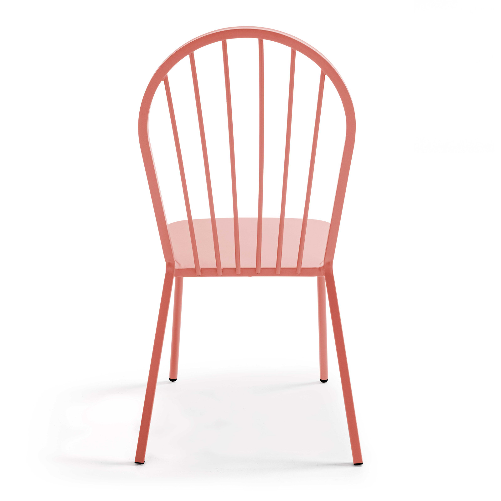 Chaise en métal ajourée