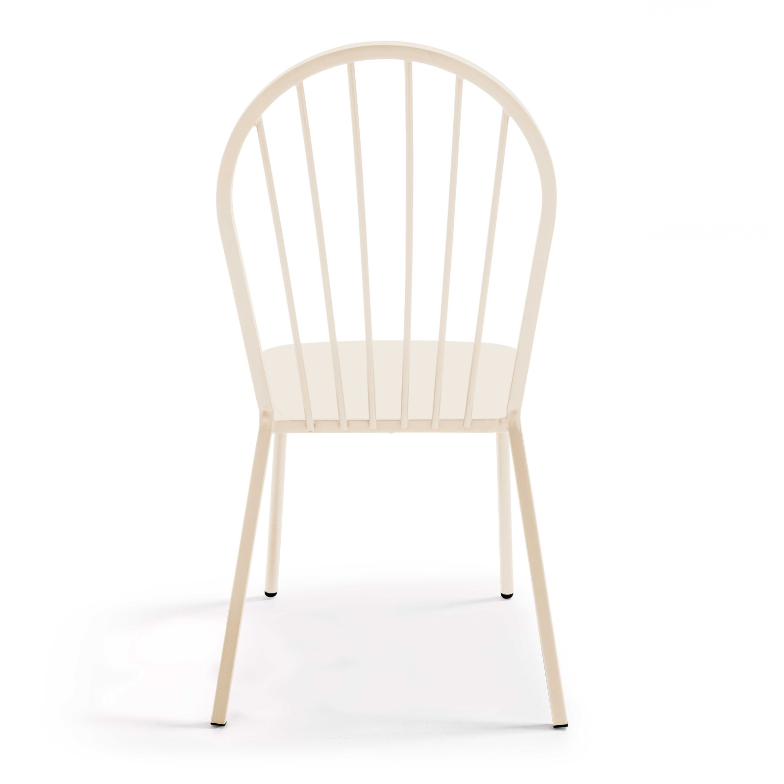 Chaise en métal ajourée