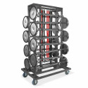 Poteaux de guidage or lot de 2