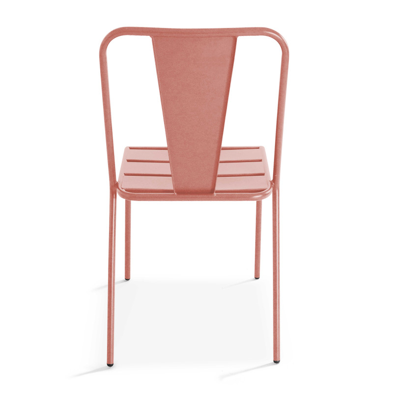 Chaise de jardin bistrot en métal (4/5)