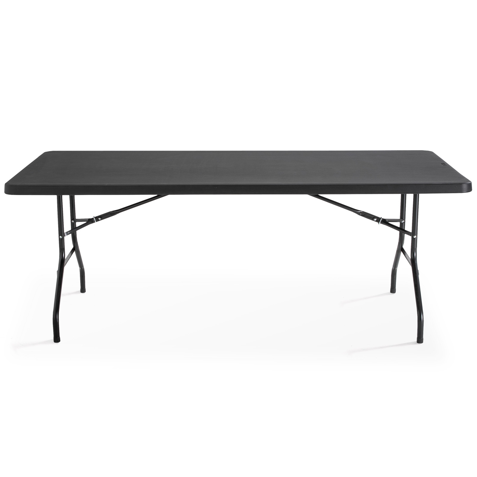Table d'appoint noire pour réception 200 cm