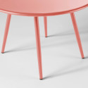 Tables gigognes de jardin rondes Ø50 x 34 cm et Ø40 x 29,5 cm