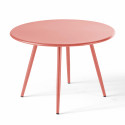 Tables gigognes de jardin rondes Ø50 x 34 cm et Ø40 x 29,5 cm