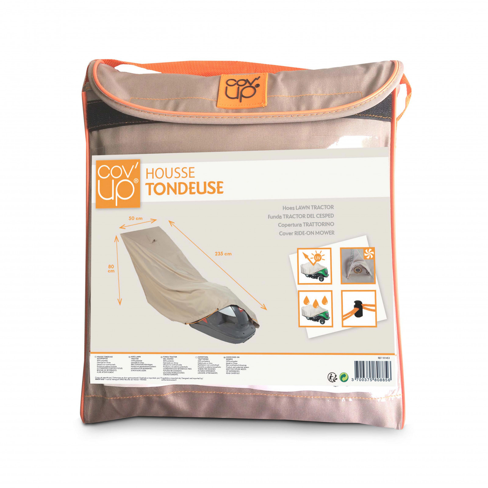 Housse de protection tondeuse (190 x 60 cm)