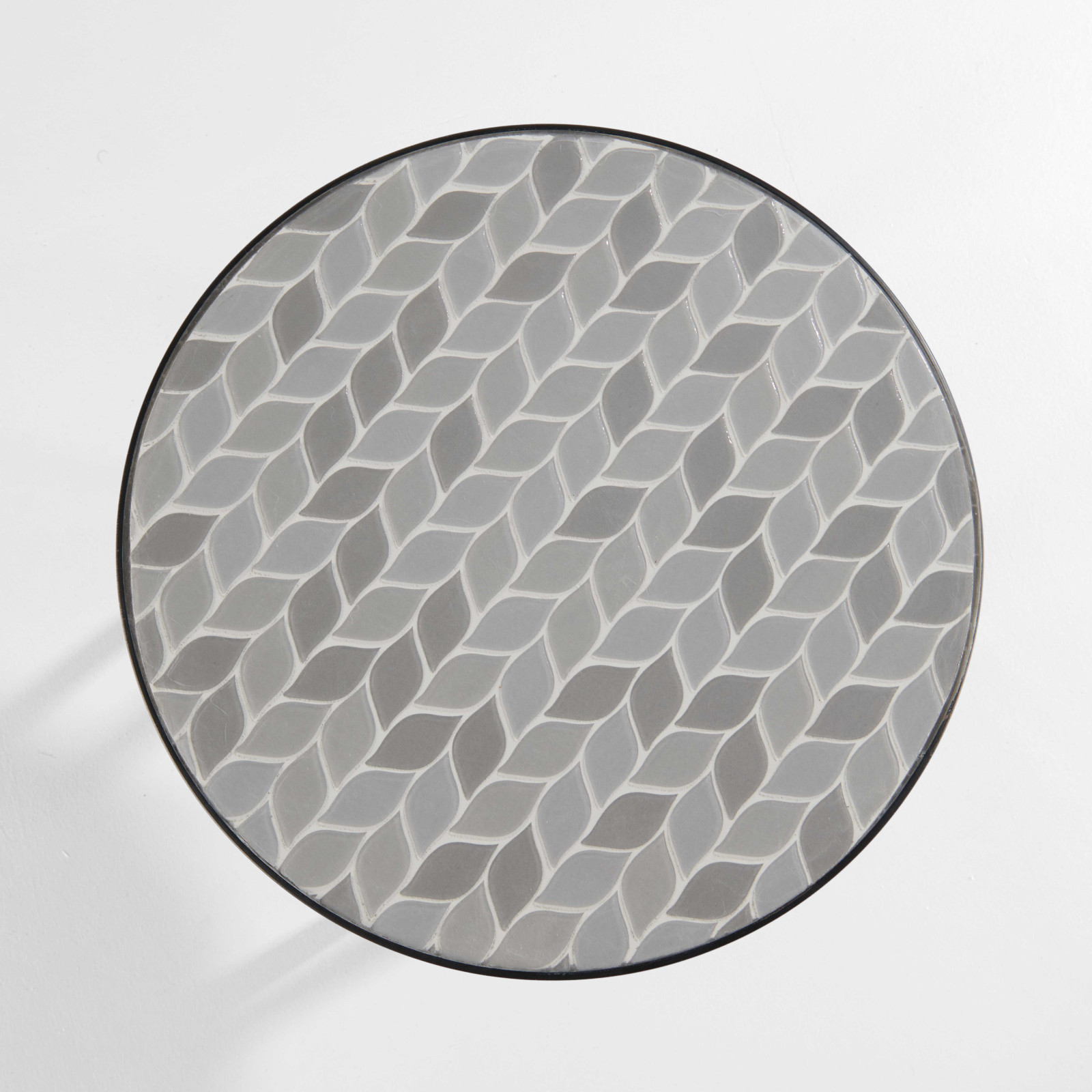 Table basse ronde motif PALM en céramique Table basse ronde motif PALM en céramique