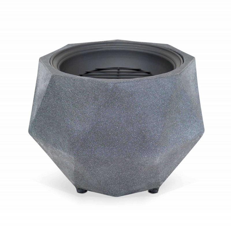 Brasero rond en pierre reconstituée (Ø64,5 x 48,5 cm)