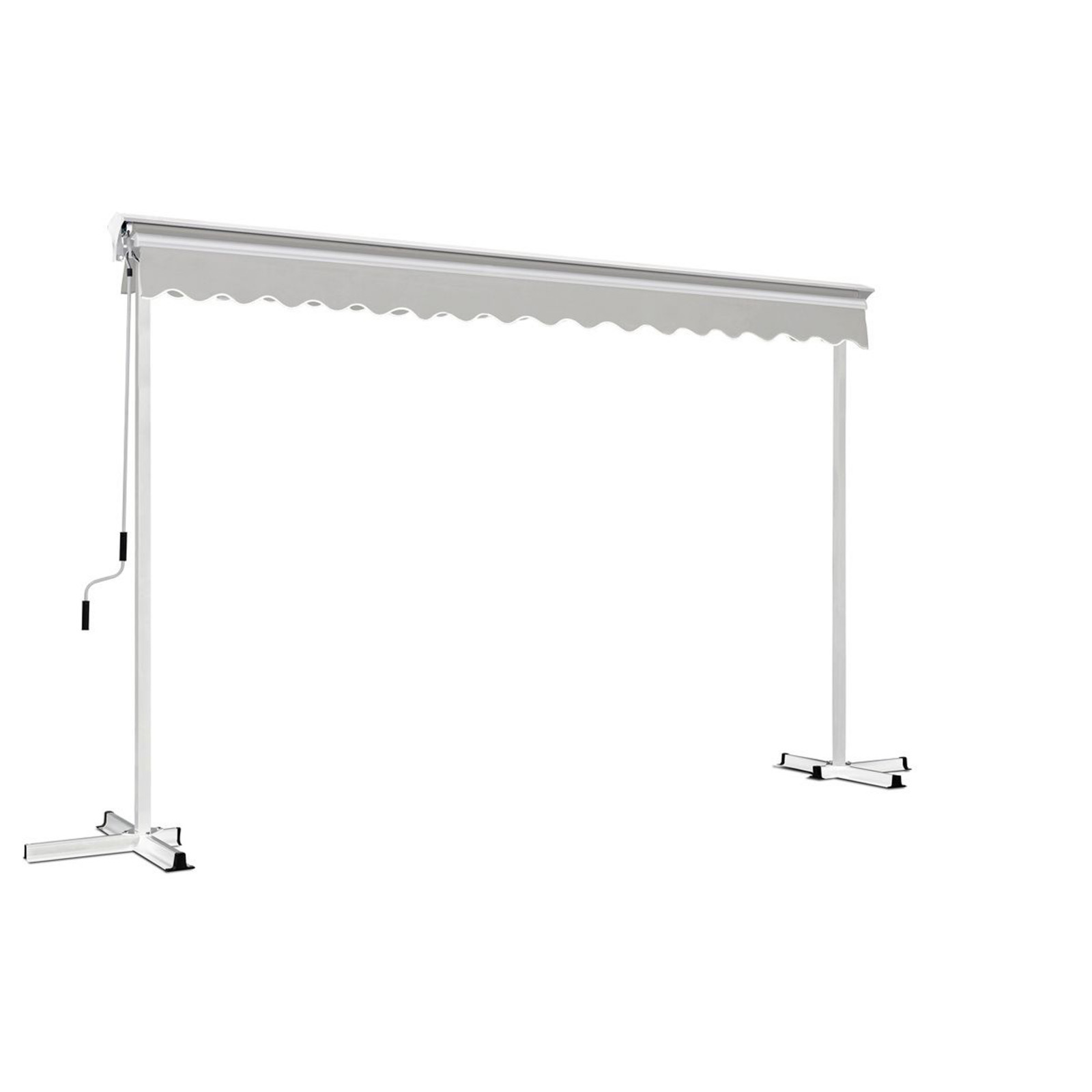 Store double pente motorisé avec coffre 3 x 4 m