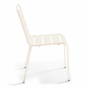 Table de jardin ronde inclinable Ø70 x 72 cm + 4 chaises