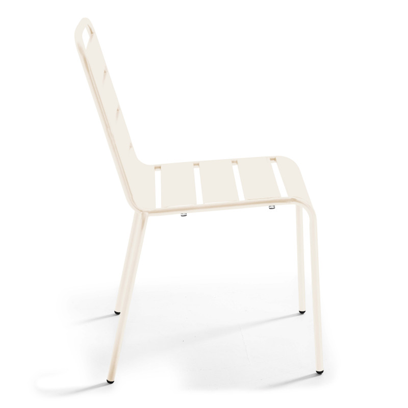 Table de jardin ronde inclinable Ø70 x 72 cm + 4 chaises (5/6)