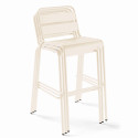 Chaise haute en métal style industriel