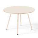 Tables gigognes en métal rondes Ø50 / Ø40 cm