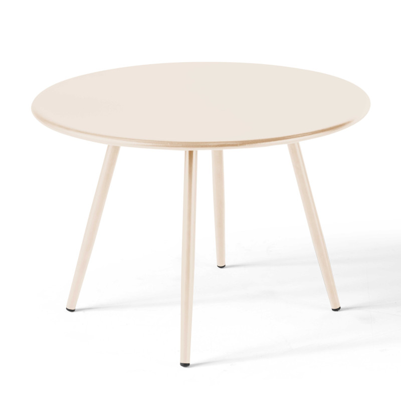Tables gigognes en métal rondes Ø50 / Ø40 cm