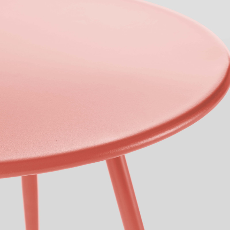 Tables gigognes en métal rondes Ø50 / Ø40 cm (2/4)