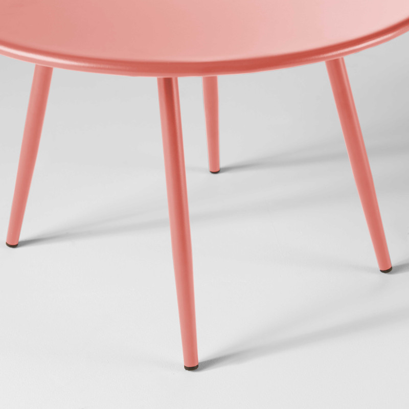 Tables gigognes en métal rondes Ø50 / Ø40 cm (3/4)