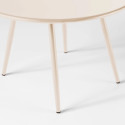 Tables gigognes en métal rondes Ø50 / Ø40 cm