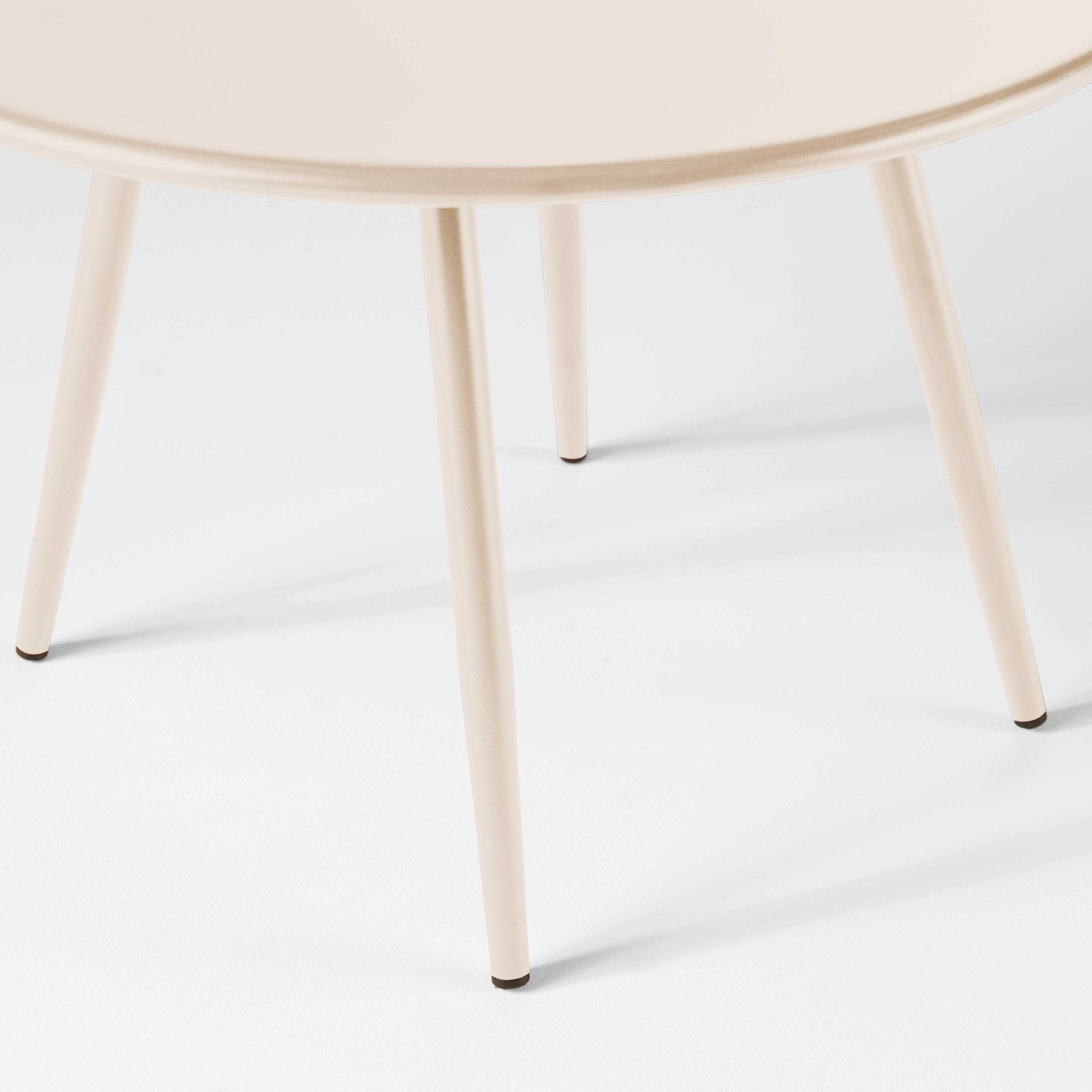 Tables gigognes en métal rondes Ø50 / Ø40 cm