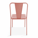 Chaise en métal bistrot